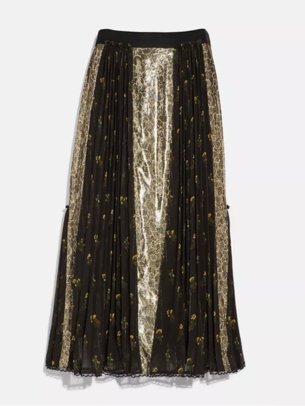 Coach pleated skirt